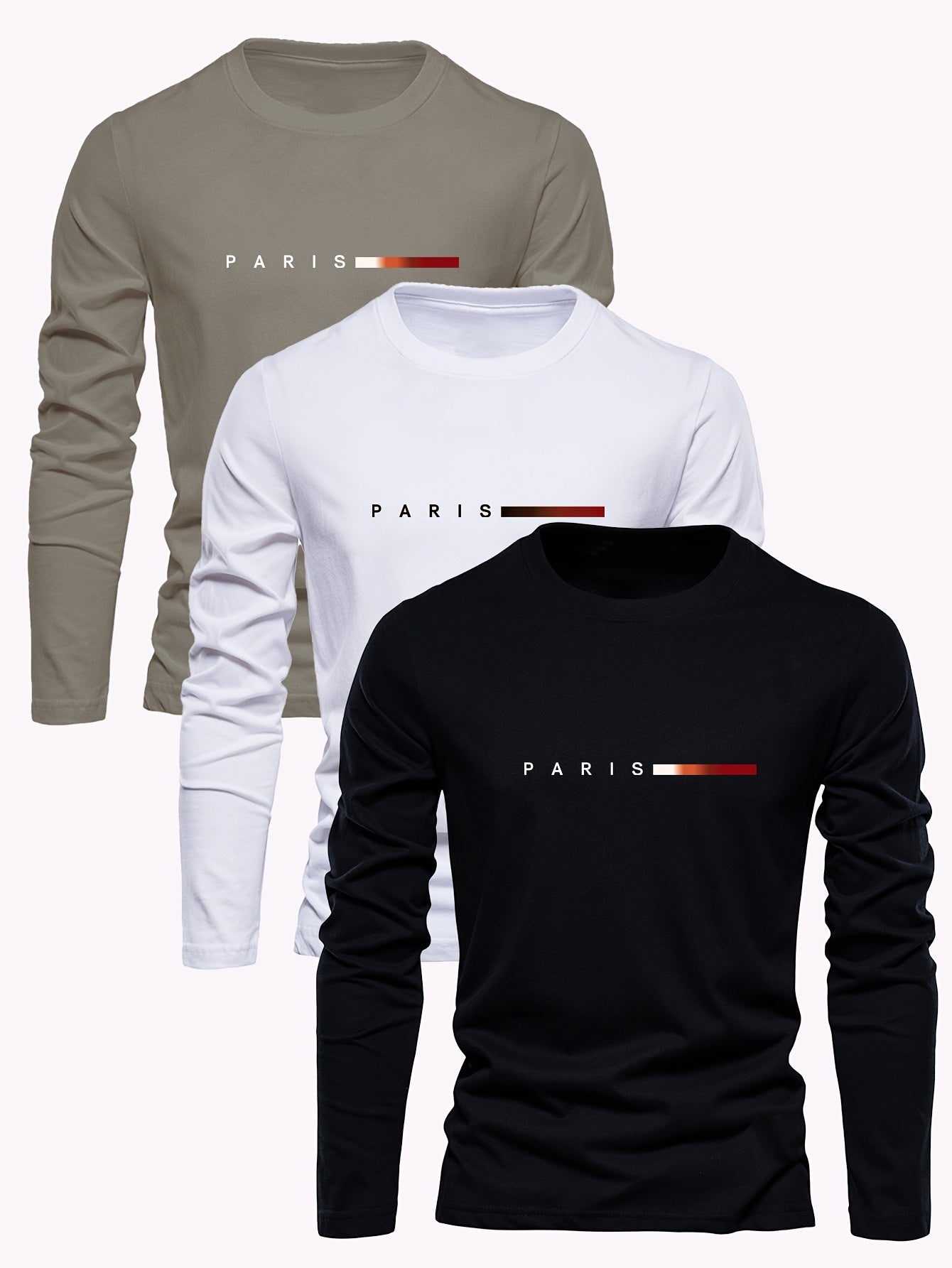 100% cotton long sleeve t-shirts