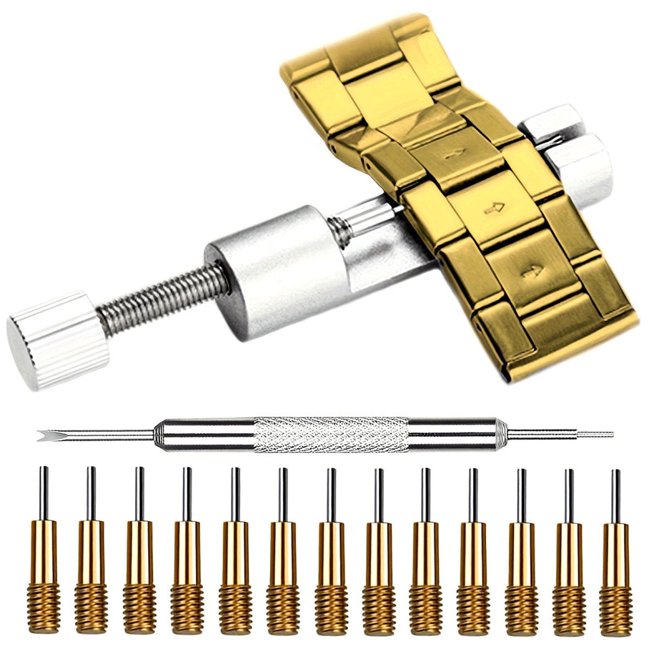 15pcs Watch Link Removal Tool, Watch Band Tool Kit, Watch Strap Link Pin - ESTEEMSO.COM