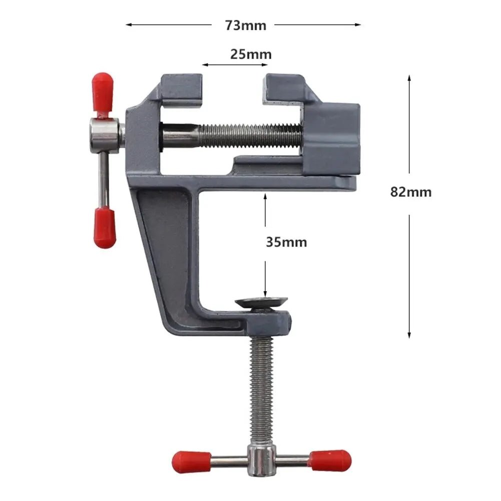 35MM Aluminium Alloy Table Bench Clamp Vise Multi - functional - ESTEEMSO.COM