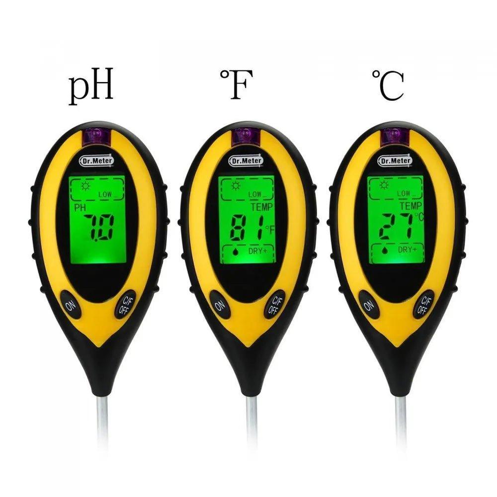 4 in 1 Boden PH Meter Tester Boden Tester PH Feuchtigkeit meter - ESTEEMSO.COM