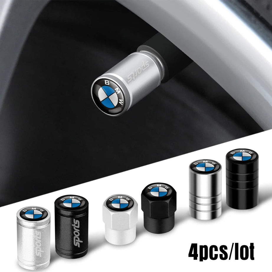 4PCS Car Metal Wheel Tire Valve Air Stem Cap for BMW M Performance - ESTEEMSO.COM