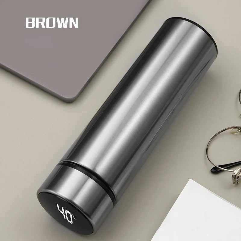 500ML Thermos Bottle Smart Cup Temperature Display Insulated Intelligent Coffee Cup - ESTEEMSO.COM