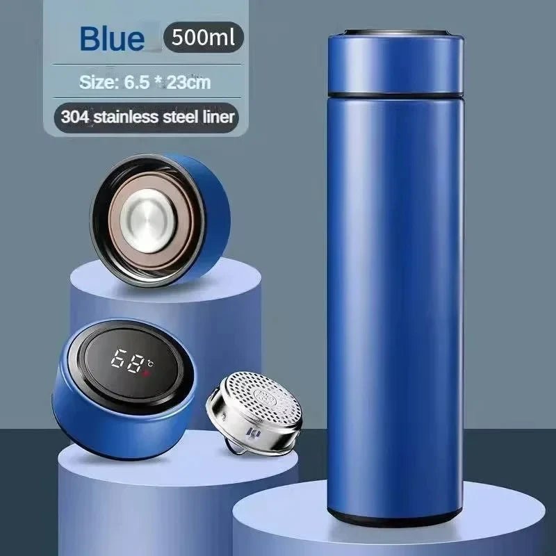 500ML Thermos Bottle Smart Cup Temperature Display Insulated Intelligent Coffee Cup - ESTEEMSO.COM