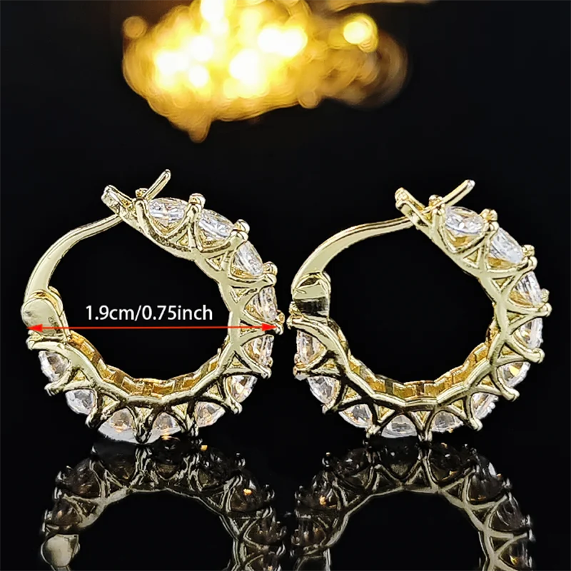 Cubic zirconia earrings