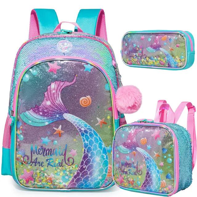 Kinder Rucksack für Gilrs Schul rucksäcke mit Brotdose für Grundschule Kindergarten Student niedlichen rosa Bücher tasche für Mädchen 