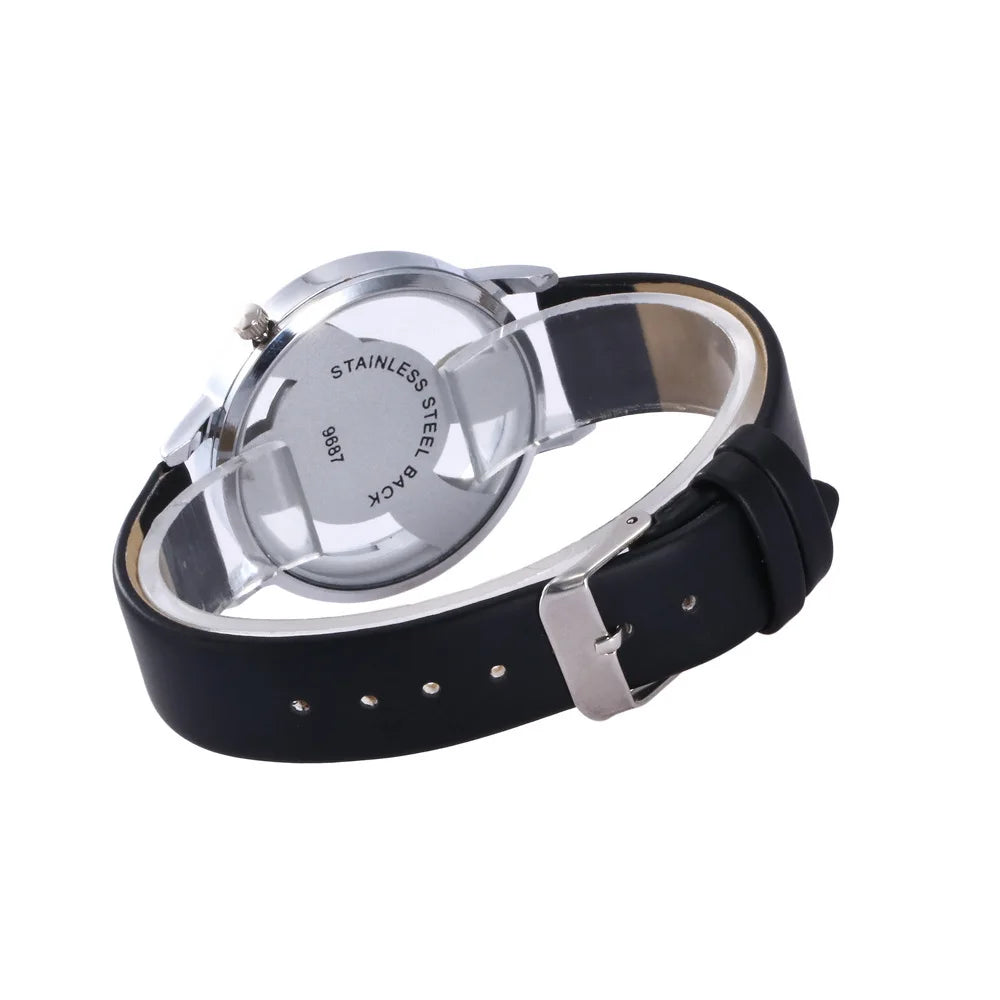 Elegant Round Steel Watch