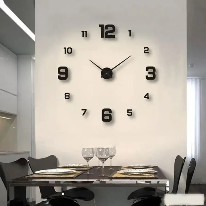 Frameless Wall Clock Antique 