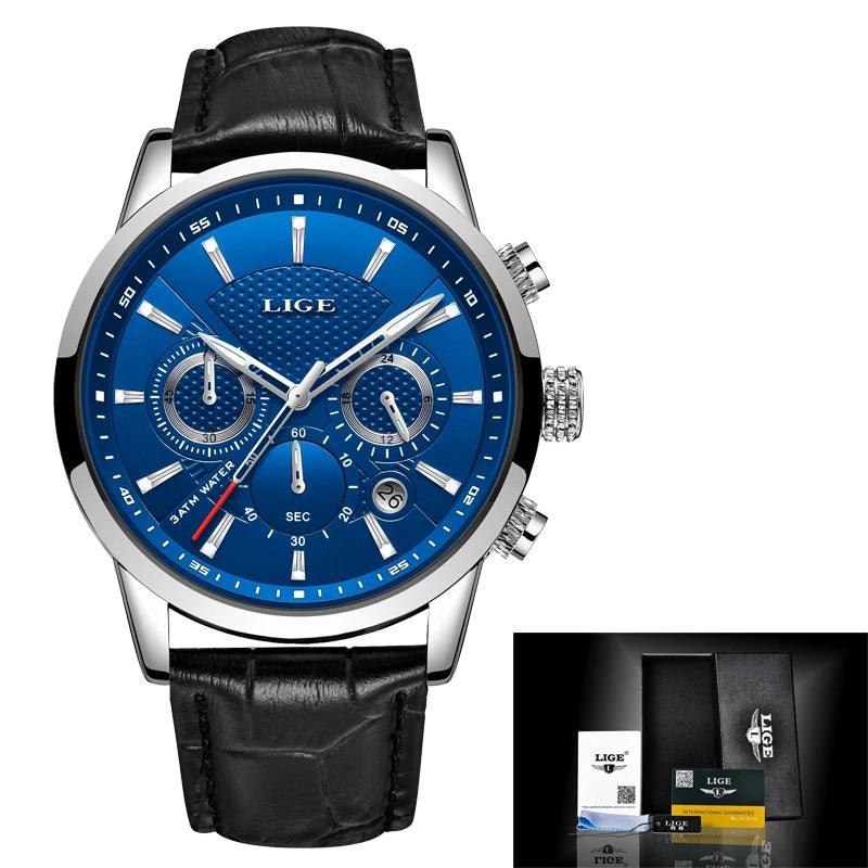 Herrenuhren Leder Chronograph