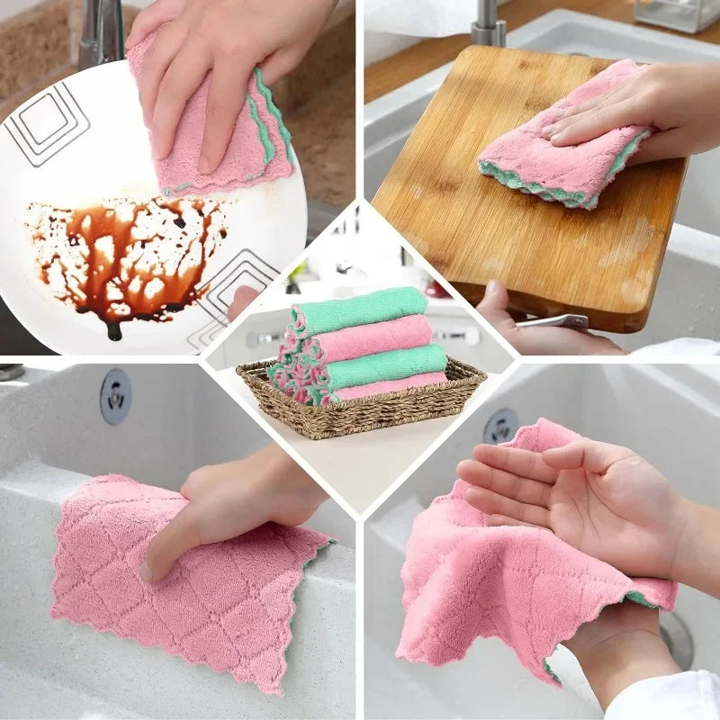 Kitchen Towels  Double-Layer Cloths