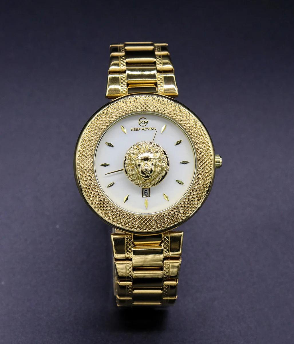 Lion Pattern Women's Quartz Watch