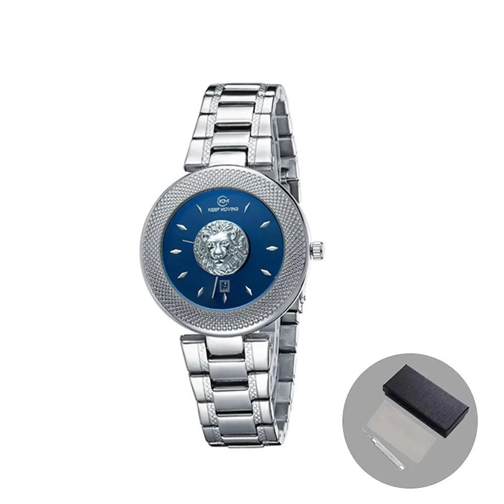 Lion Pattern Women's Quartz Watch