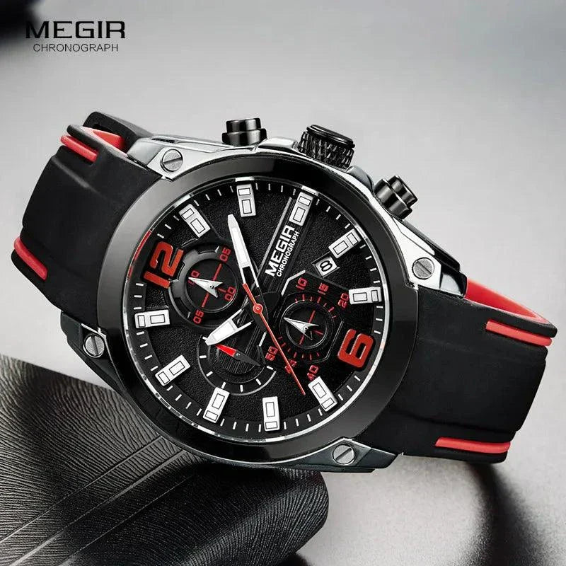 Mens Chronograph Quartz Sport Watch