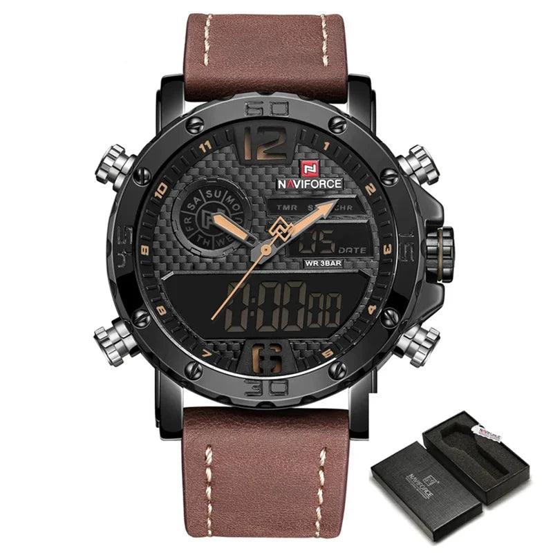 Men's Leather Sport Watch 