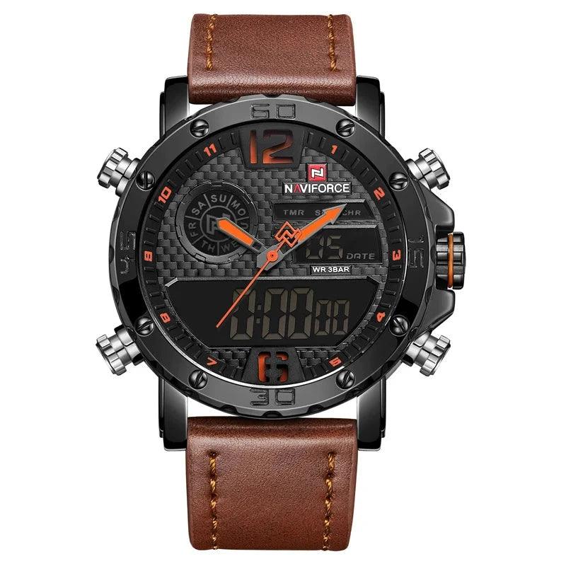 Men's Leather Sport Watch 