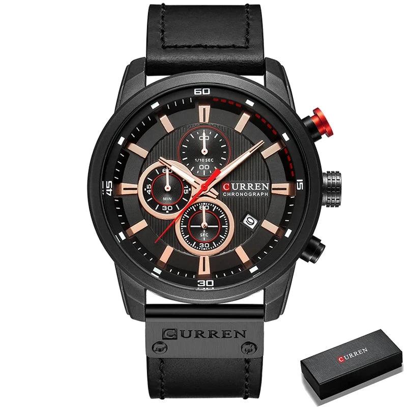 Men's Luxury Quartz Chronograph Watch 