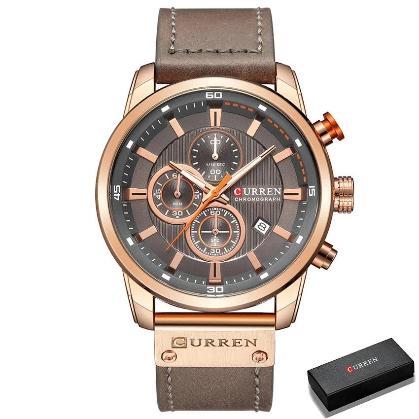 Men's Luxury Quartz Chronograph Watch 