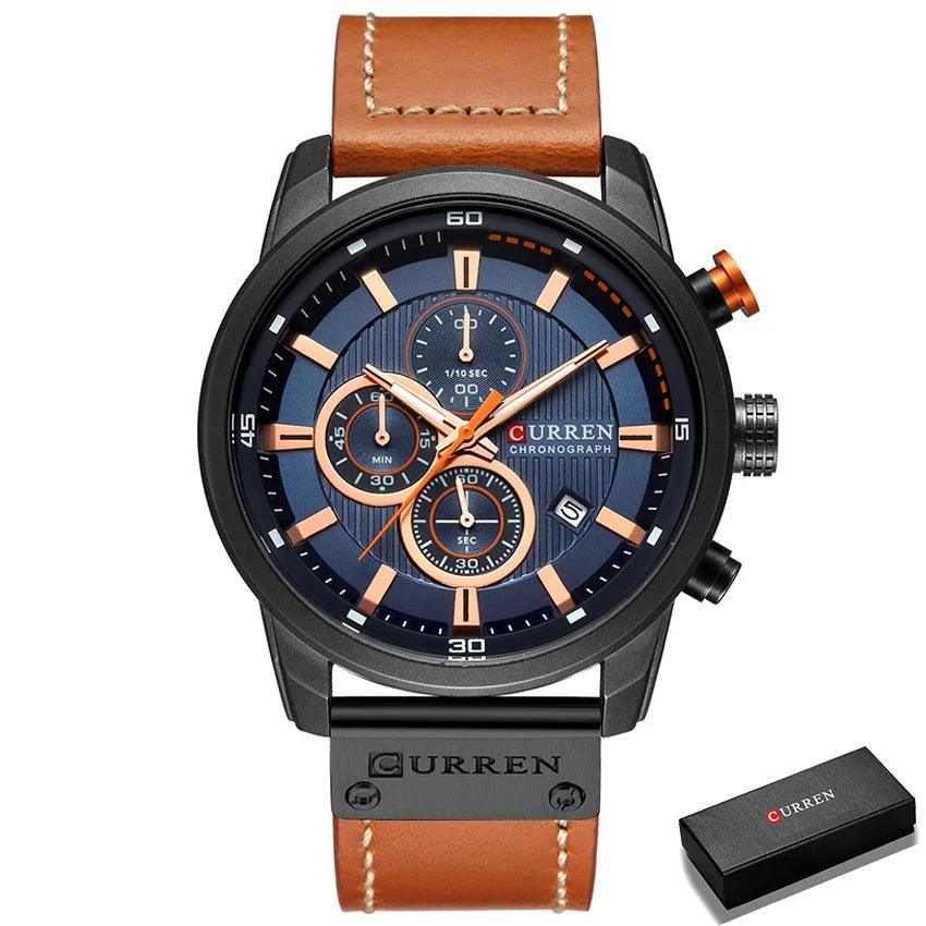 Men's Luxury Quartz Chronograph Watch 