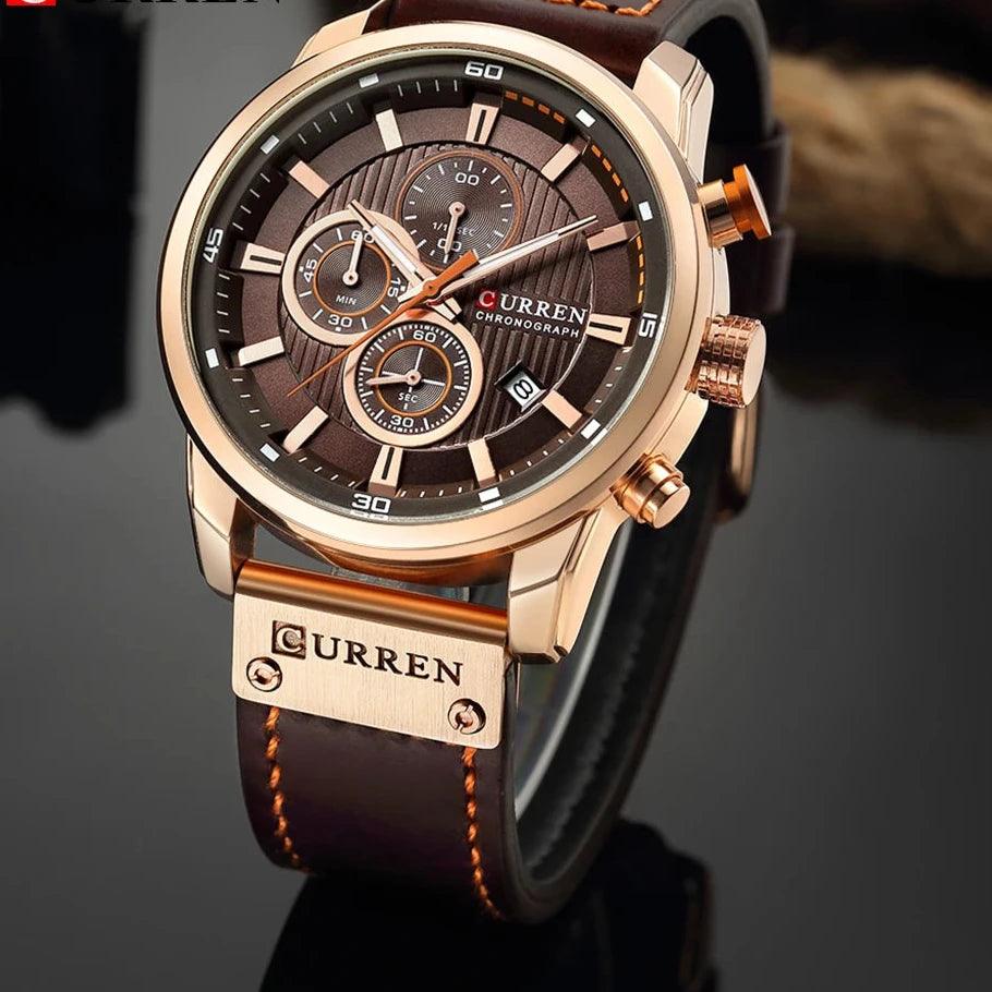 Men's Luxury Quartz Chronograph Watch 