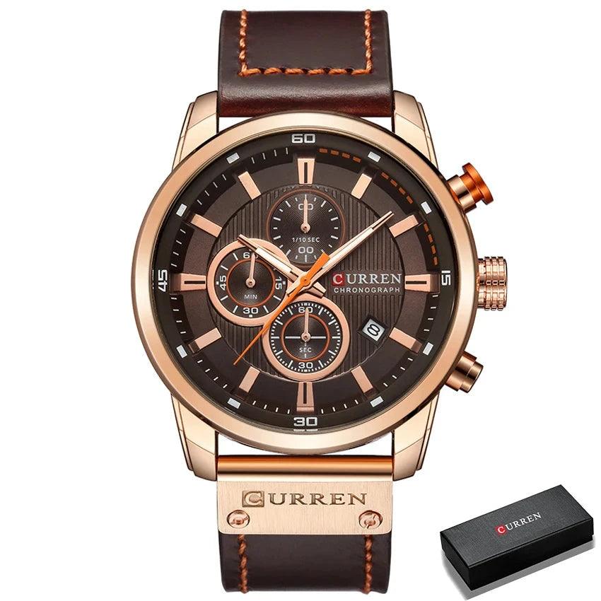 Men's Luxury Quartz Chronograph Watch 