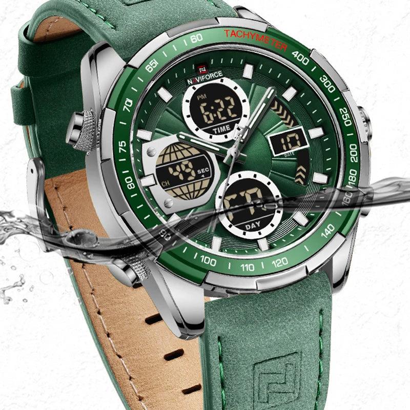 Men's Military Quartz Chronograph Watch 