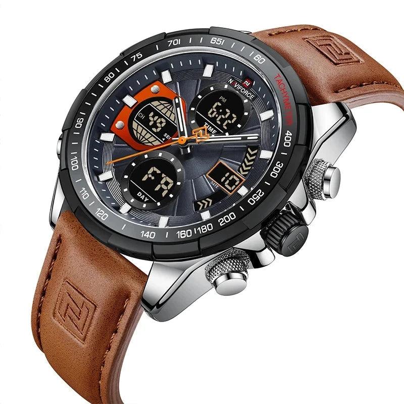 Men's Military Quartz Chronograph Watch 