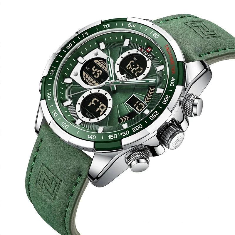 Men's Military Quartz Chronograph Watch 