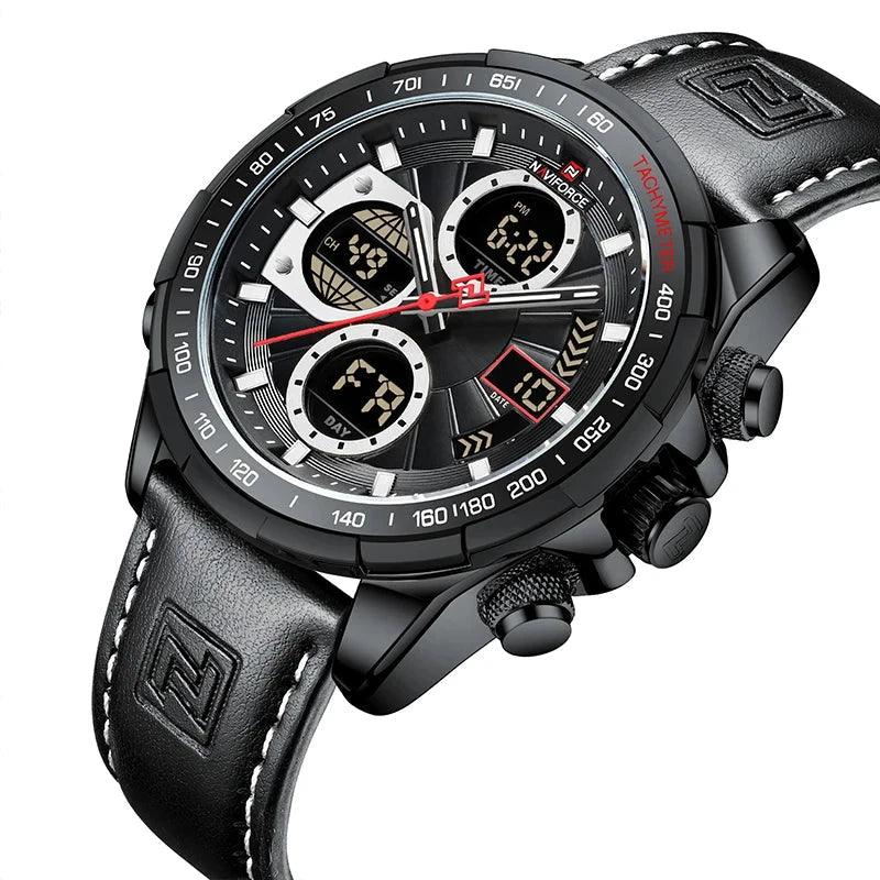 Men's Military Quartz Chronograph Watch 