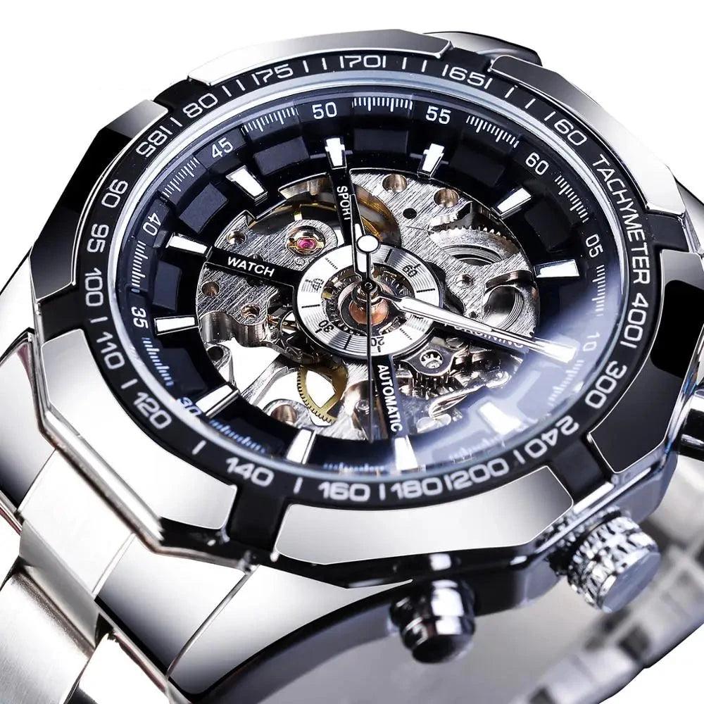 Men's Skeleton Mechanical Watch