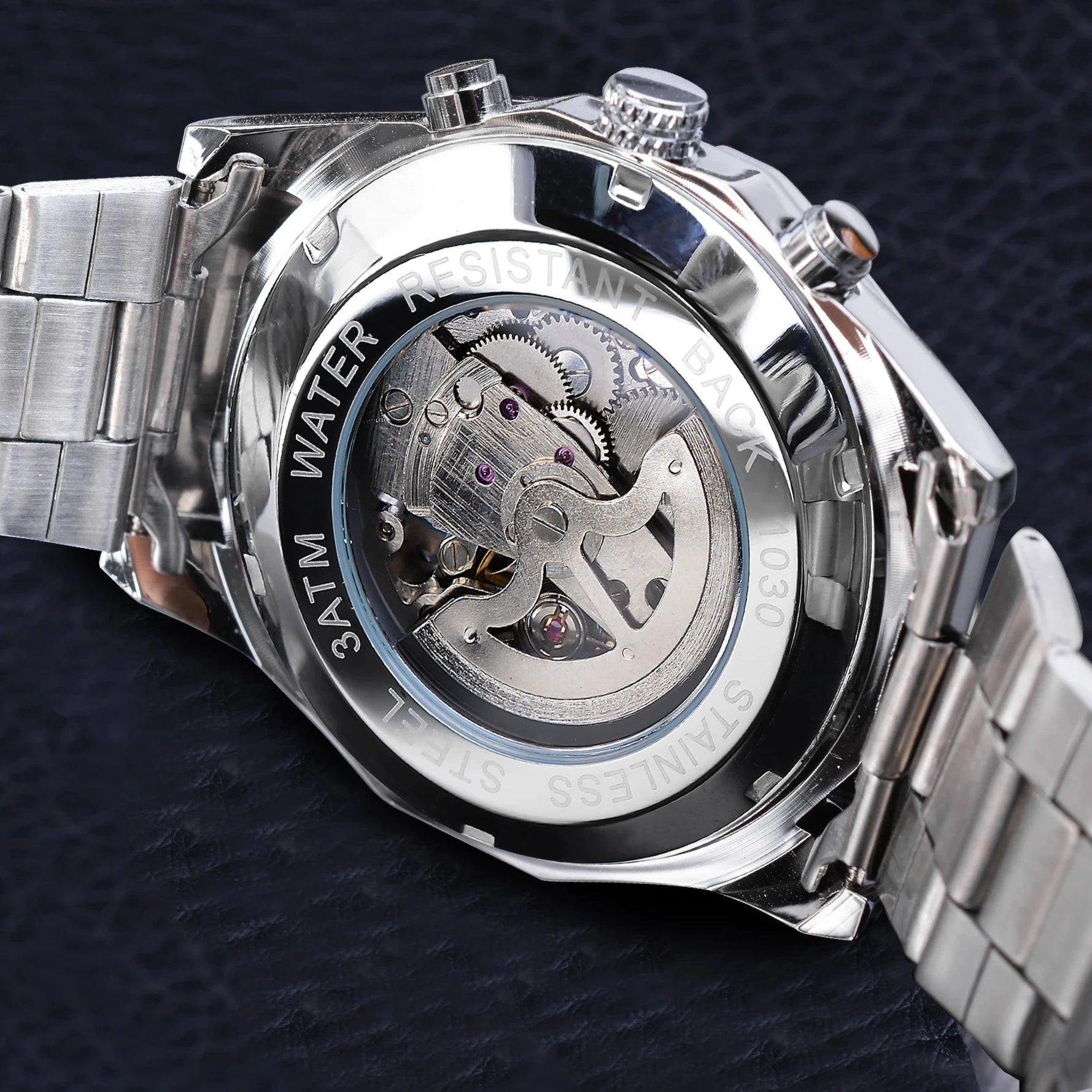 Men's Skeleton Mechanical Watch