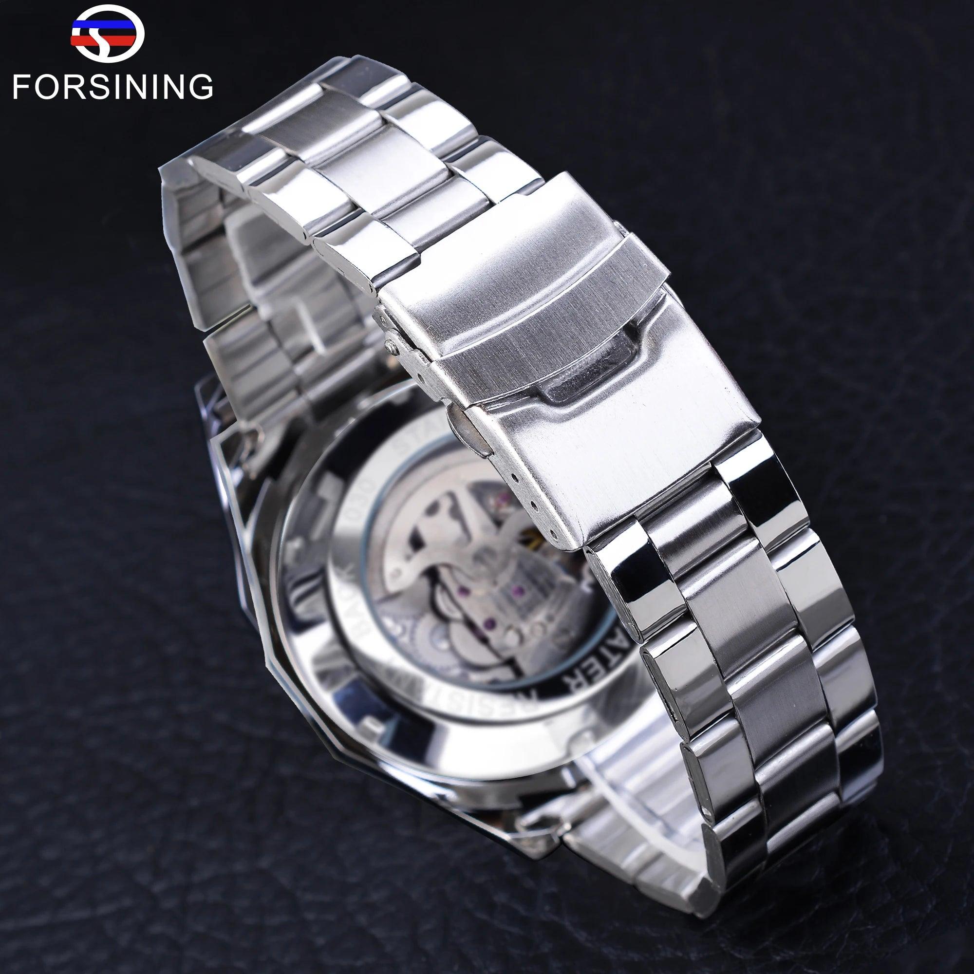 Men's Skeleton Mechanical Watch