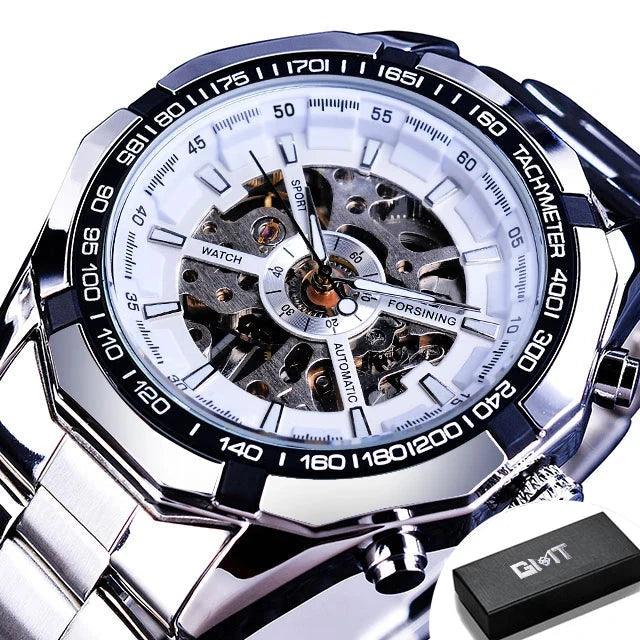 Men's Skeleton Mechanical Watch