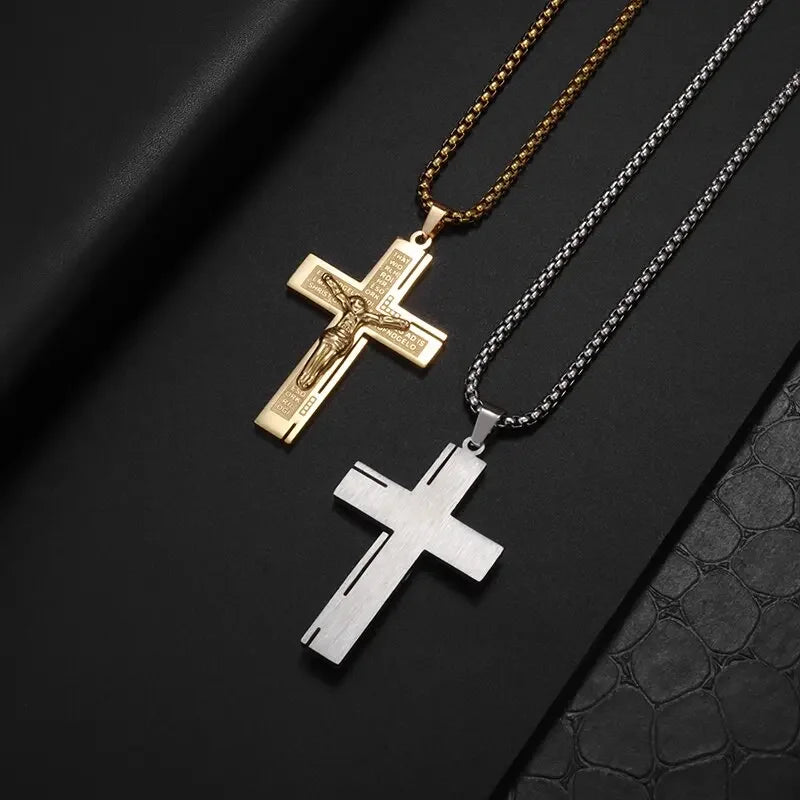 Men’s cross necklace