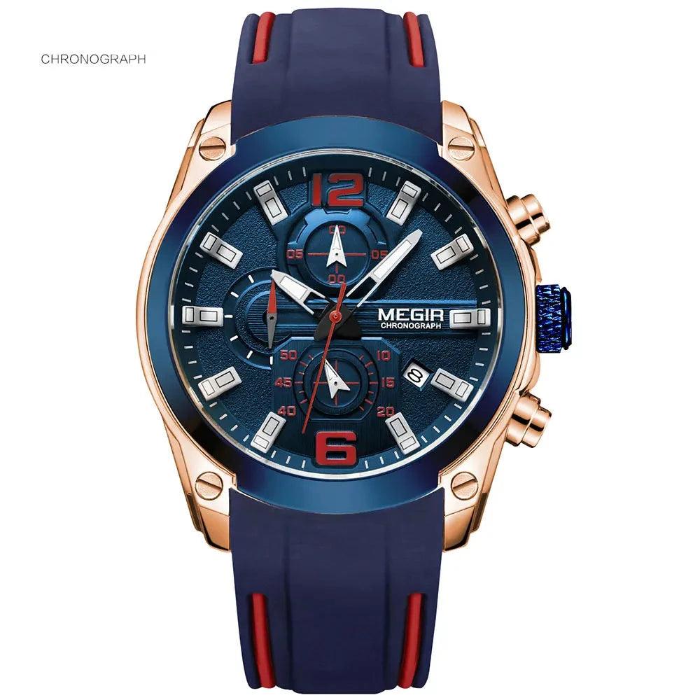 Mens Chronograph Quartz Sport Watch