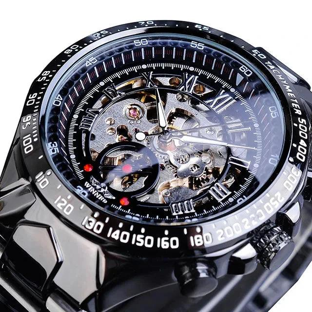 Mens Luxury Automatic Skeleton Watch