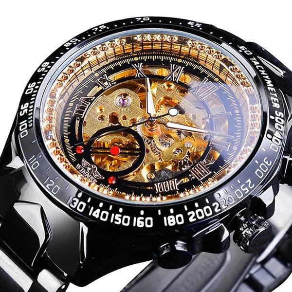 Mens Luxury Automatic Skeleton Watch