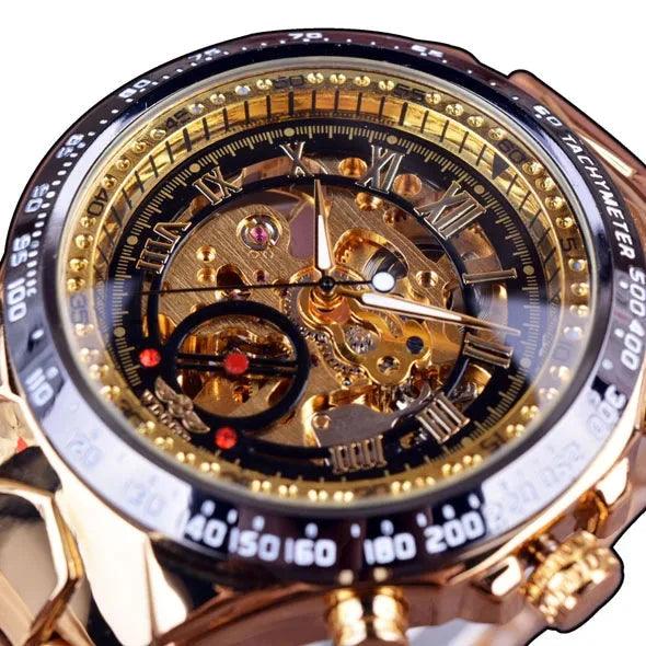 Mens Luxury Automatic Skeleton Watch