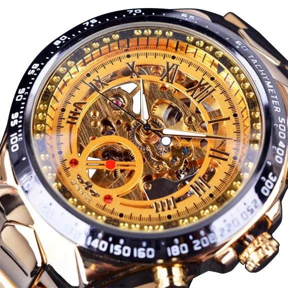 Mens Luxury Automatic Skeleton Watch