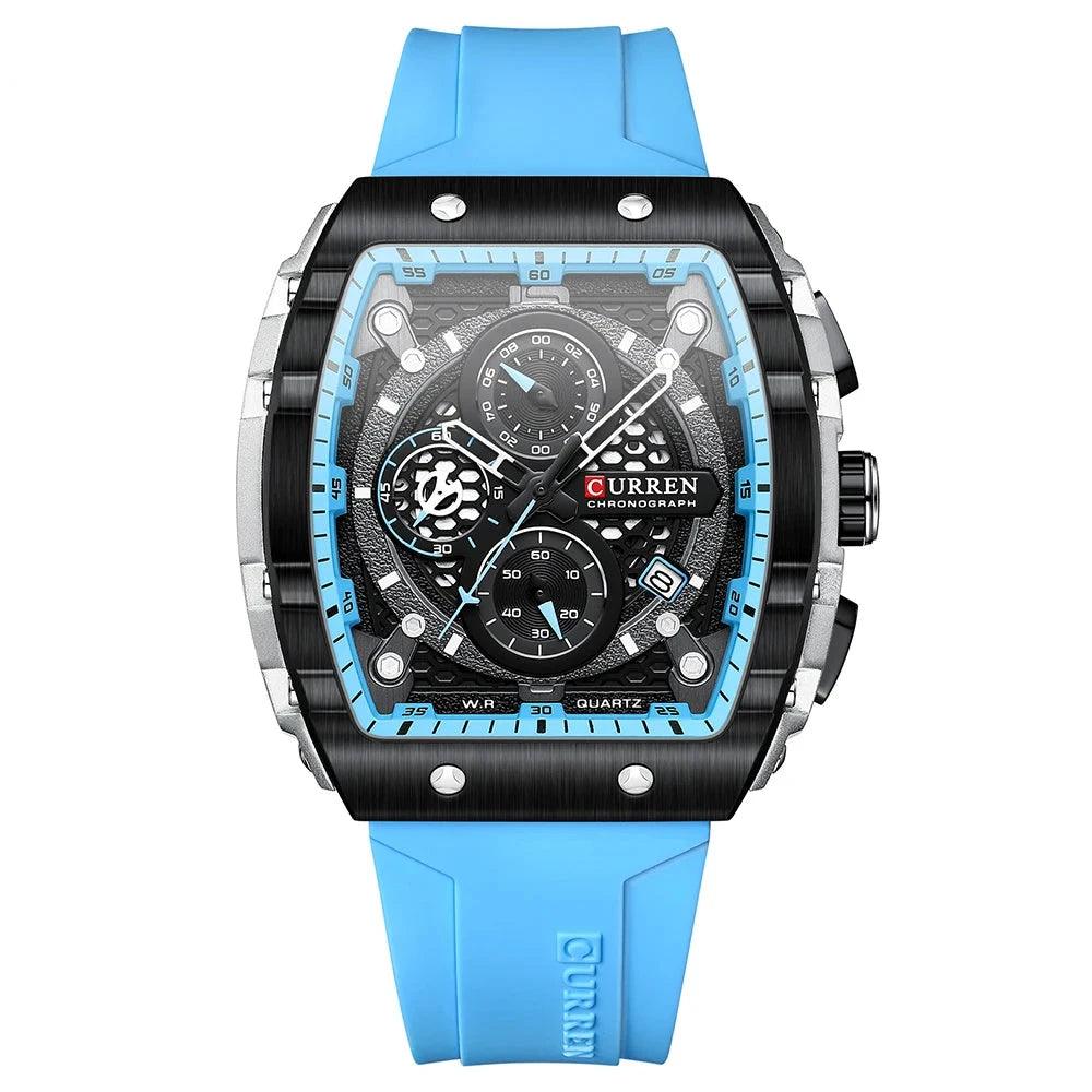 Mens Unique Square Sports Watch