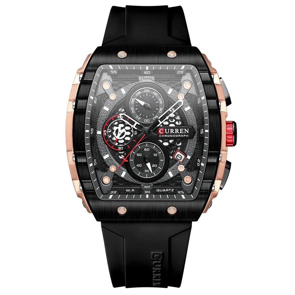 Mens Unique Square Sports Watch