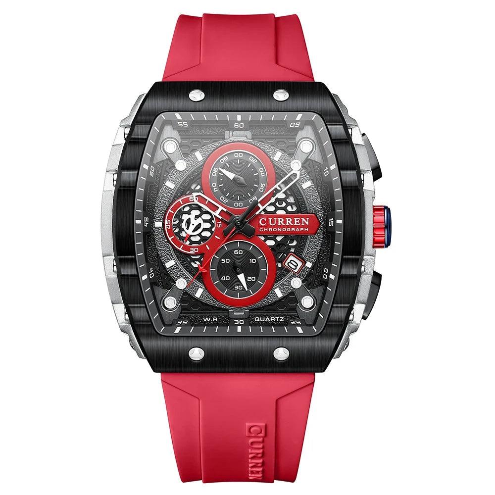 Mens Unique Square Sports Watch