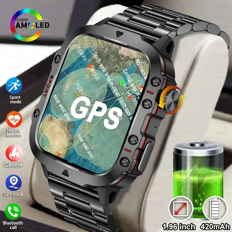 Military Smart Watch Men