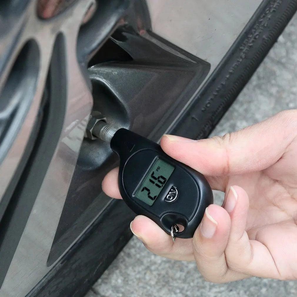 Mini Digital Keychain Tire Pressure Gauge 