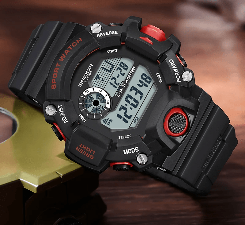 Männer Outdoor-Sport Multifunktions-LED-Uhr: 5ATM wasserdicht und militärisch inspiriert - etsy-de.de