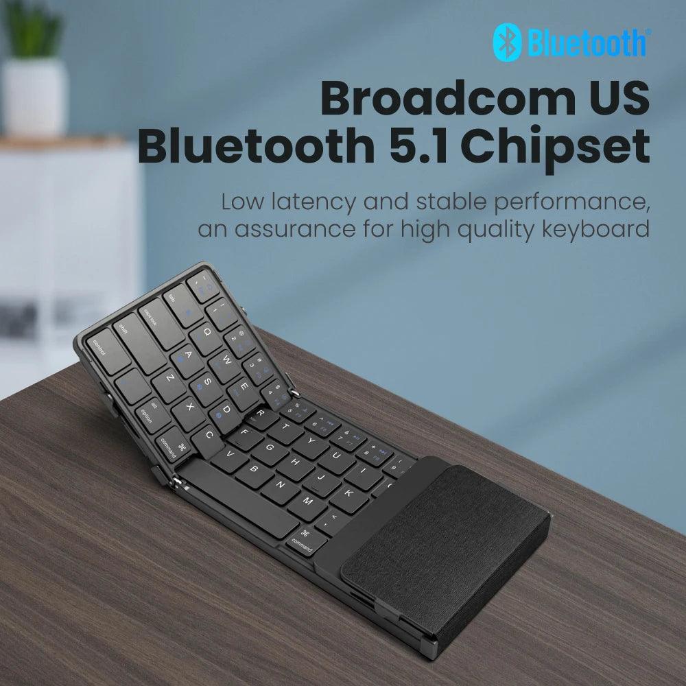 Portable Folding Bluetooth Keyboard