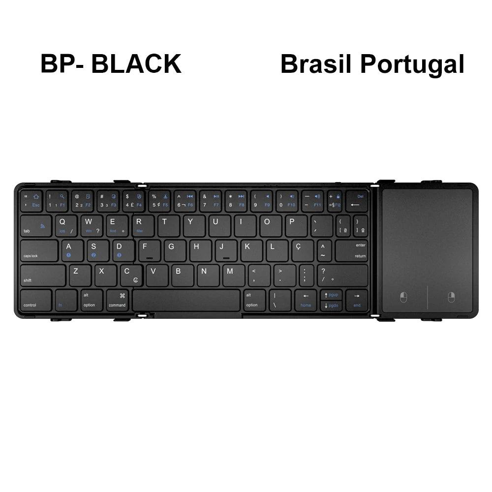 Portable Folding Bluetooth Keyboard