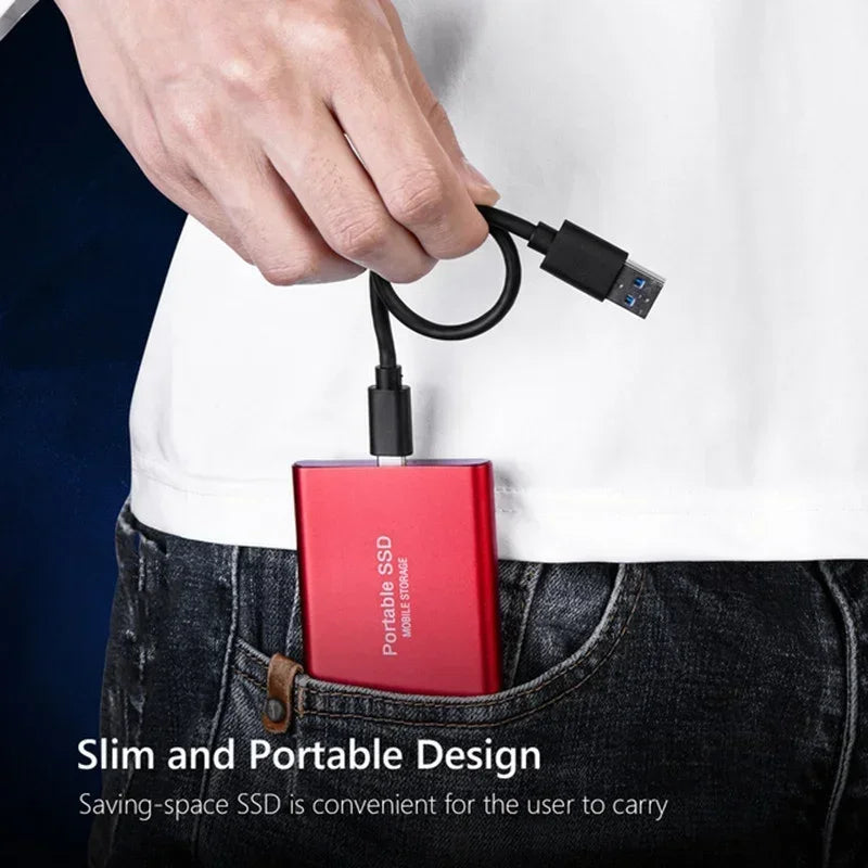 Portable SSD External Mobile Hard Drive