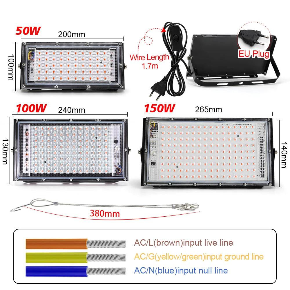 LED-Wachstumslicht Phyto-Lampe