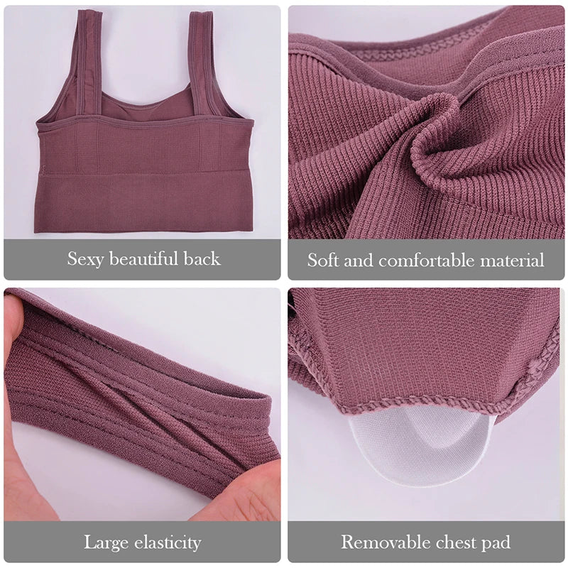 Seamless Yoga Bra