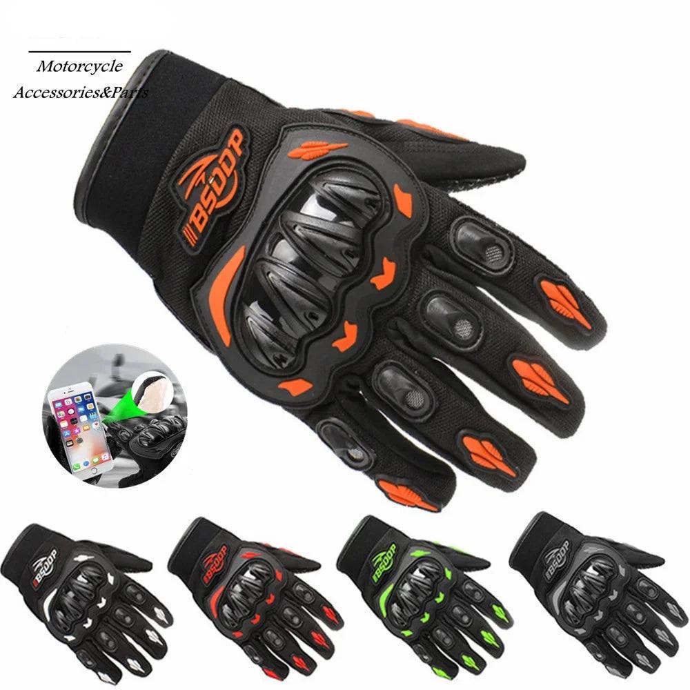 Waterproof Leather Motorcycle Gloves