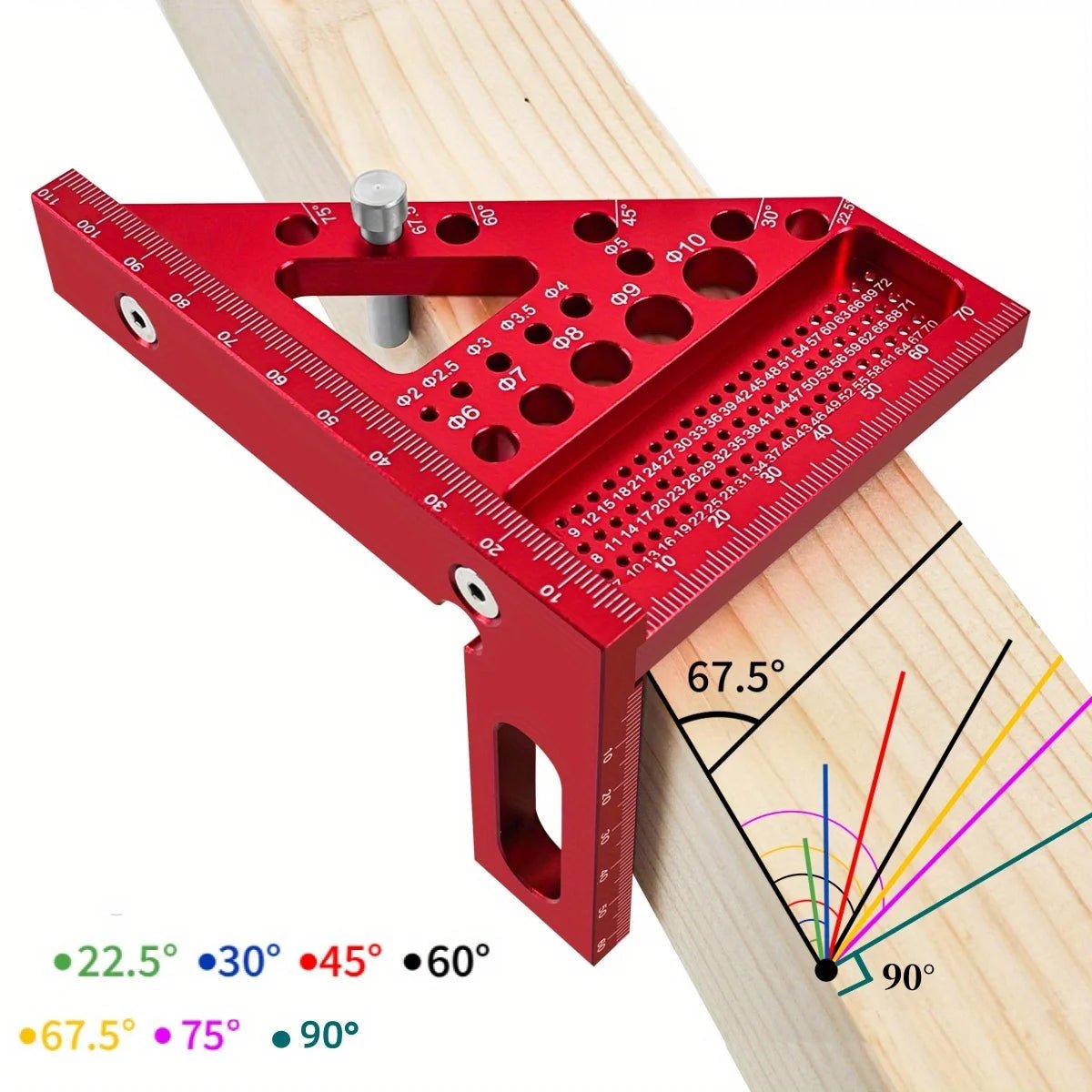 Woodworking Square Protractor 